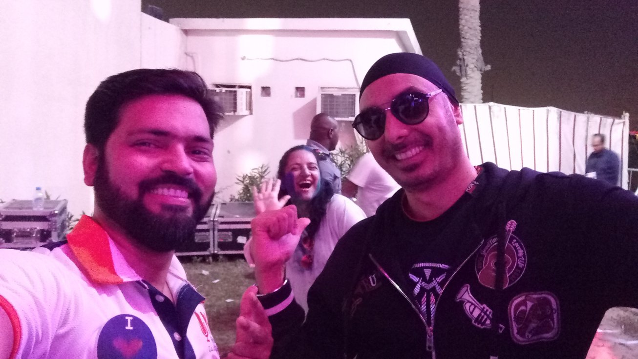 Vineet Sharma on location