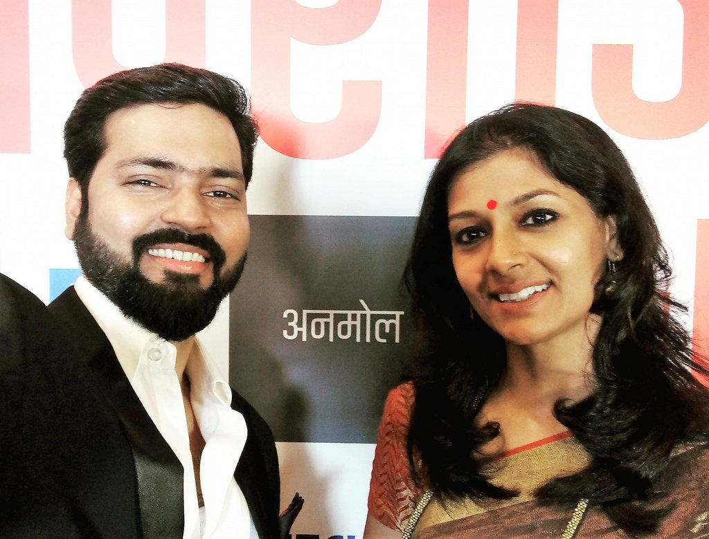 Vineet Sharma with media personalities